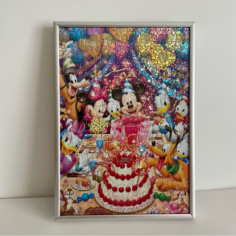 Vintage Disney Happy Birthday Framed Puzzle